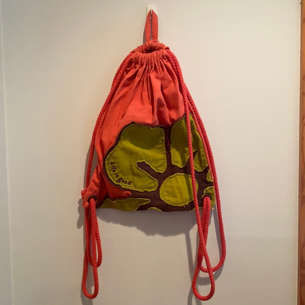 Life Is Good Drawstring Bag